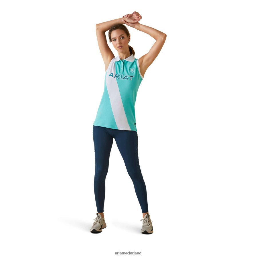 zwembad blauw taryn polo Ariat vrouwen topjes PJ26LN3293