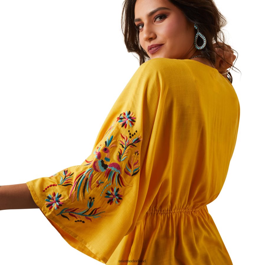 dooier geel Carmen top Ariat vrouwen topjes PJ26LN2763