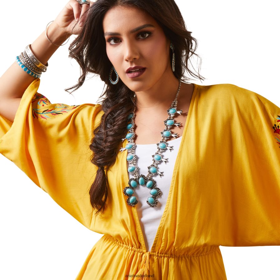 dooier geel Carmen top Ariat vrouwen topjes PJ26LN2763