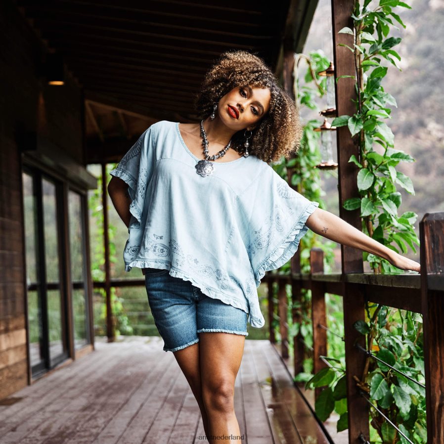 licht denimblauw Eden top Ariat vrouwen topjes PJ26LN2852