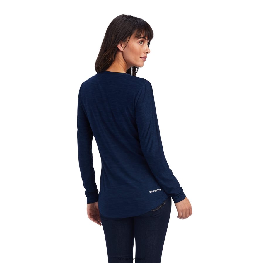 marine laguna boven Ariat vrouwen topjes PJ26LN2828
