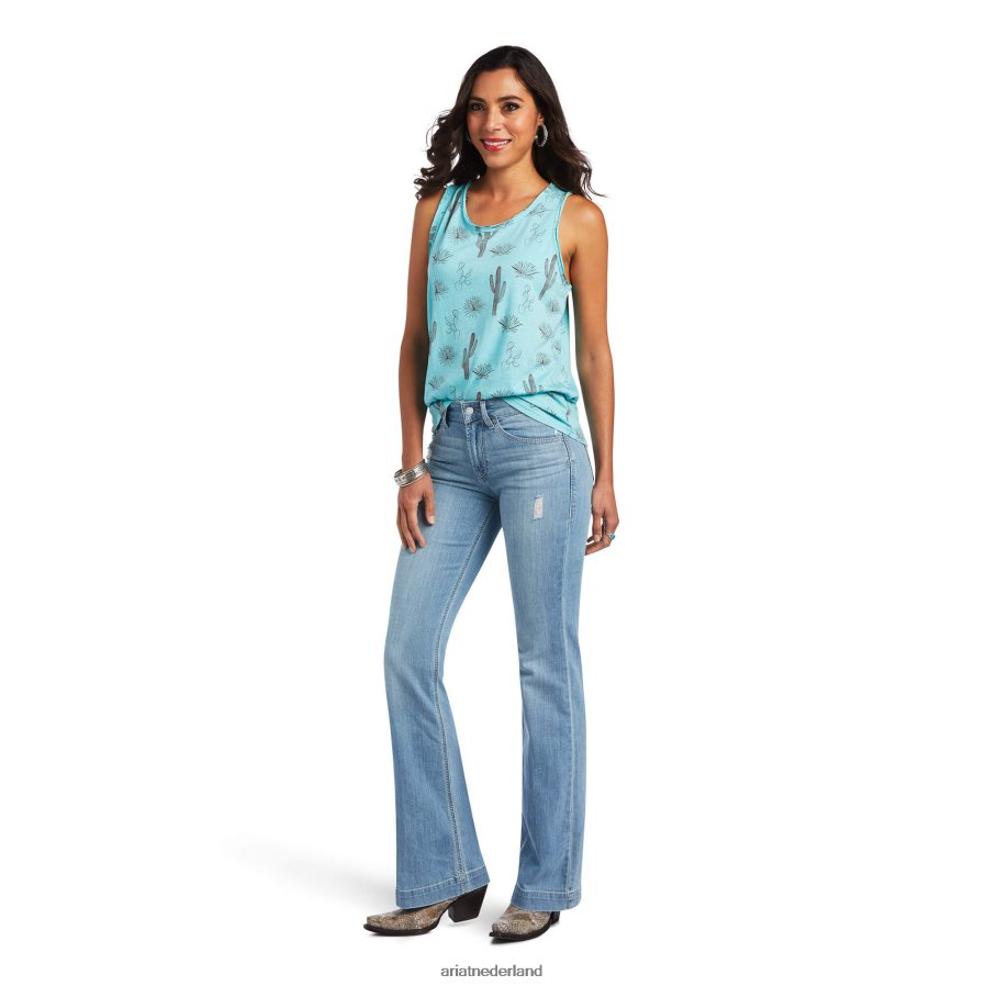 meerdere afdrukken cactus woestijntank Ariat vrouwen topjes PJ26LN2846