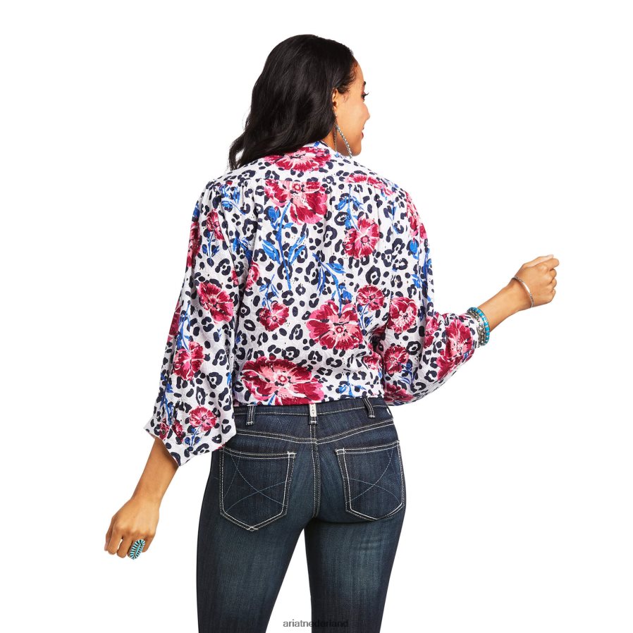 meerdere afdrukken gelukzaligheid bovenaan Ariat vrouwen topjes PJ26LN2958