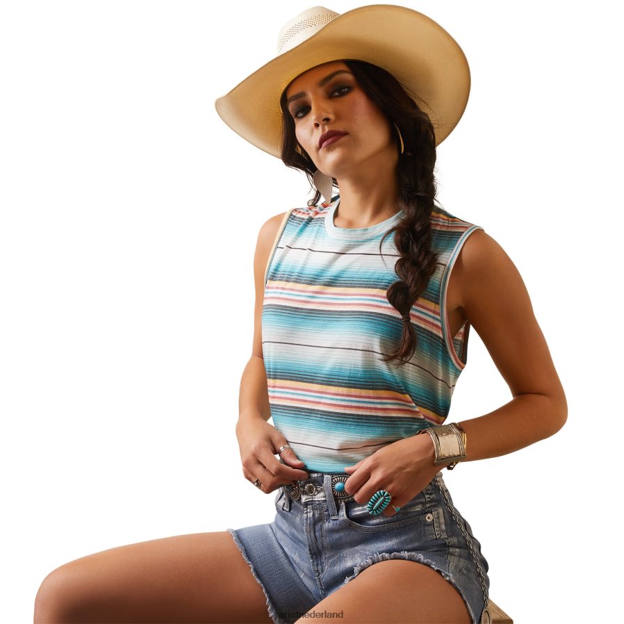 meerdere afdrukken rodeo chica-tank Ariat vrouwen topjes PJ26LN3147