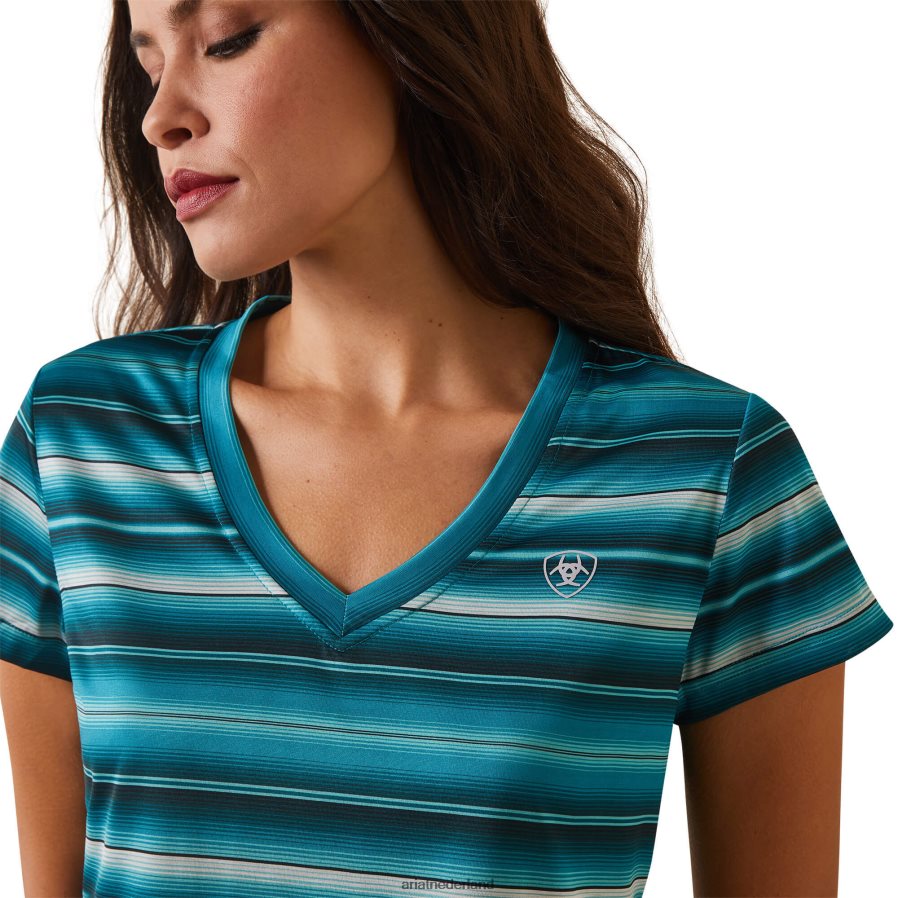 serape aan het meer laguna boven Ariat vrouwen topjes PJ26LN2767