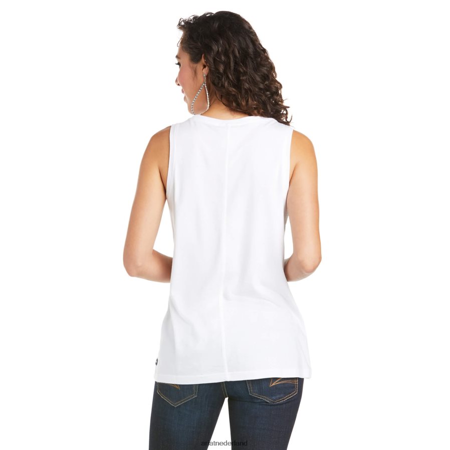 wit element tank Ariat vrouwen topjes PJ26LN2968