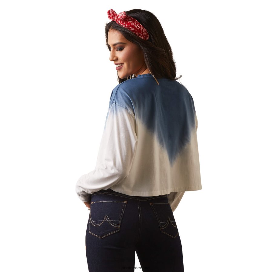 wit howdy ombre top Ariat vrouwen topjes PJ26LN3108