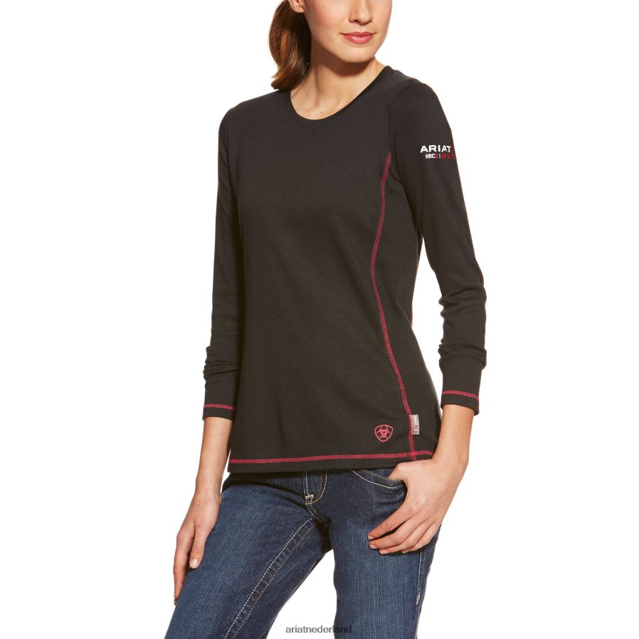 zwart fr polartec powerdry-top Ariat vrouwen topjes PJ26LN3165