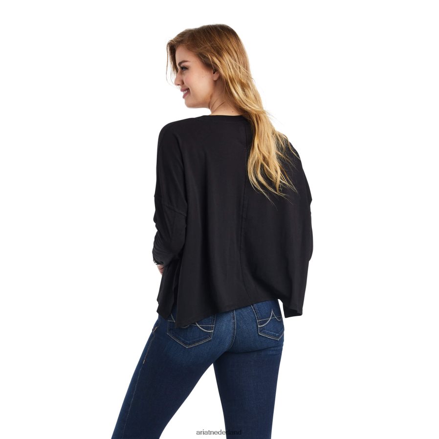 zwart jungle koningin top Ariat vrouwen topjes PJ26LN3239