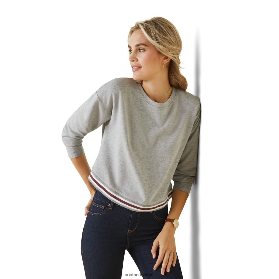 grijs gemêleerd Pacifica sweatshirt Ariat vrouwen topjes PJ26LN3351