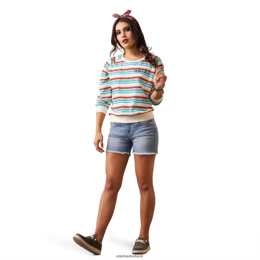 rosa serape echte trui Ariat vrouwen topjes PJ26LN3325