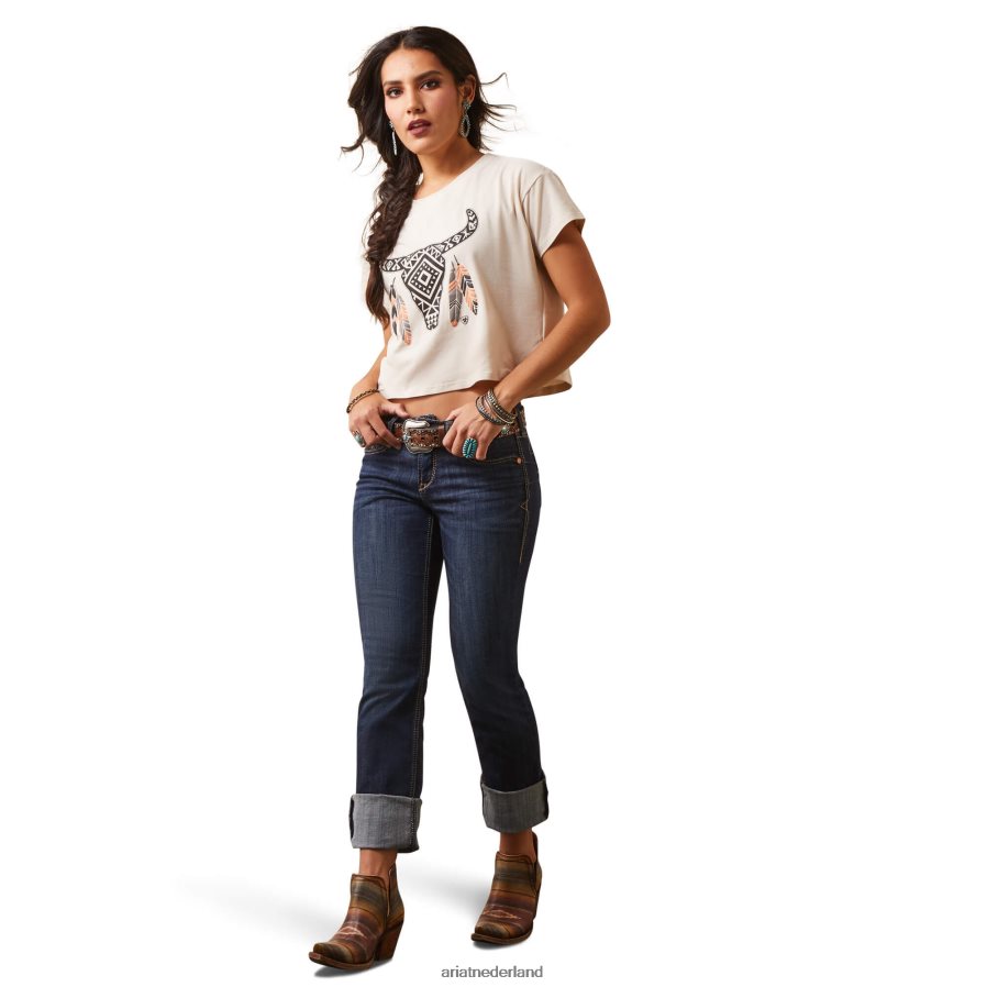 Franse eik schat tee Ariat vrouwen topjes PJ26LN2835