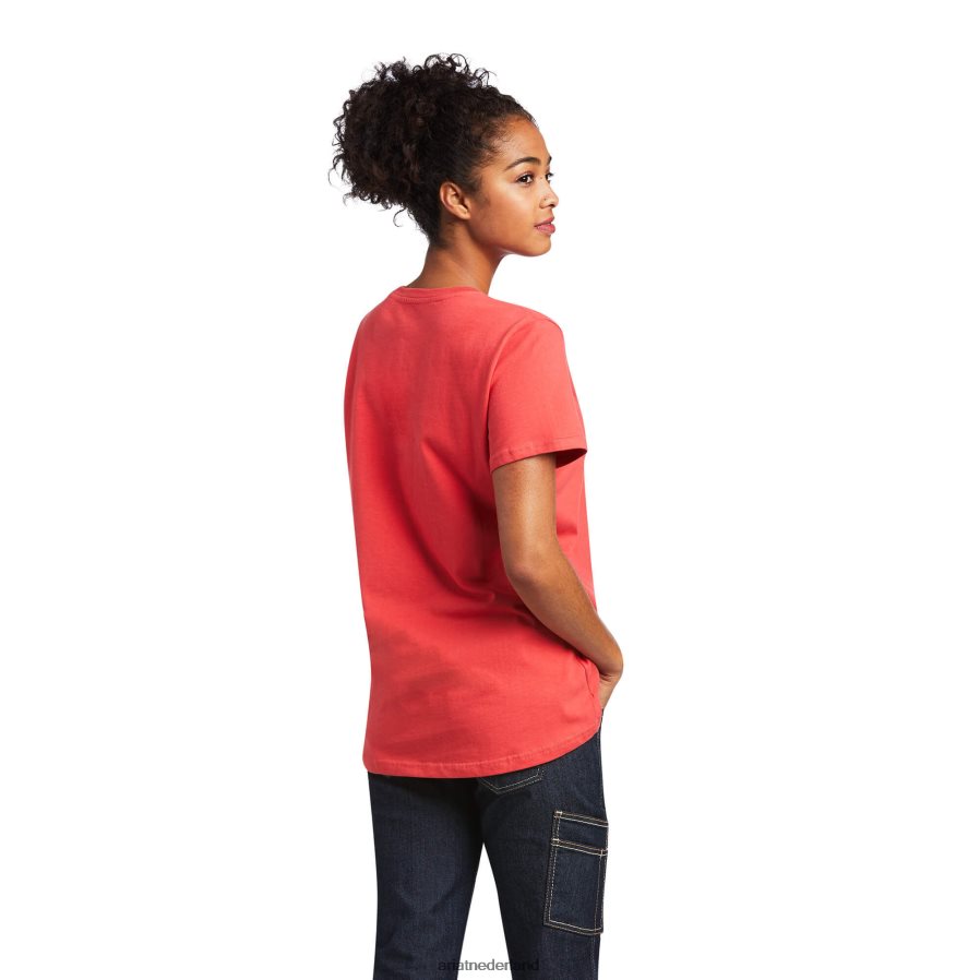 cranberry wapening katoenen sterke t-shirt 2 Ariat vrouwen topjes PJ26LN2930