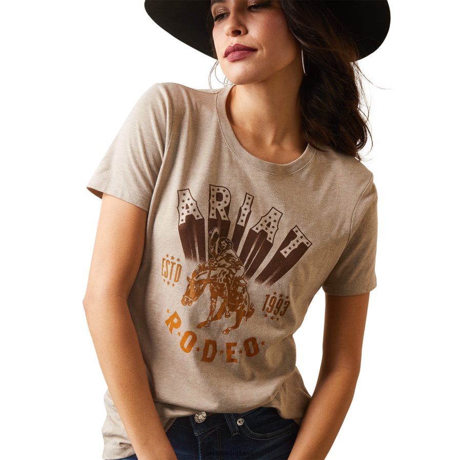 havermout heide vintage rodeo-shirt Ariat vrouwen topjes PJ26LN2804