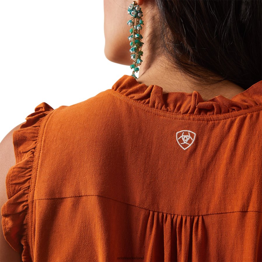 herfst- Jordanië bovenaan Ariat vrouwen topjes PJ26LN2768