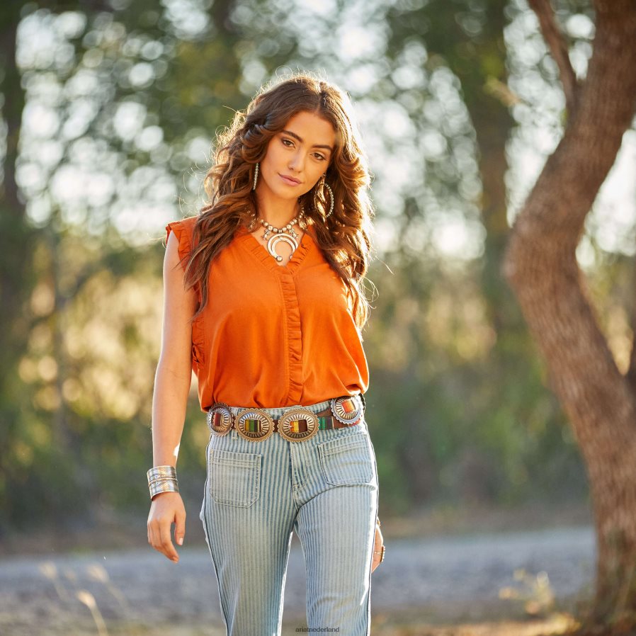 herfst- Jordanië bovenaan Ariat vrouwen topjes PJ26LN2768