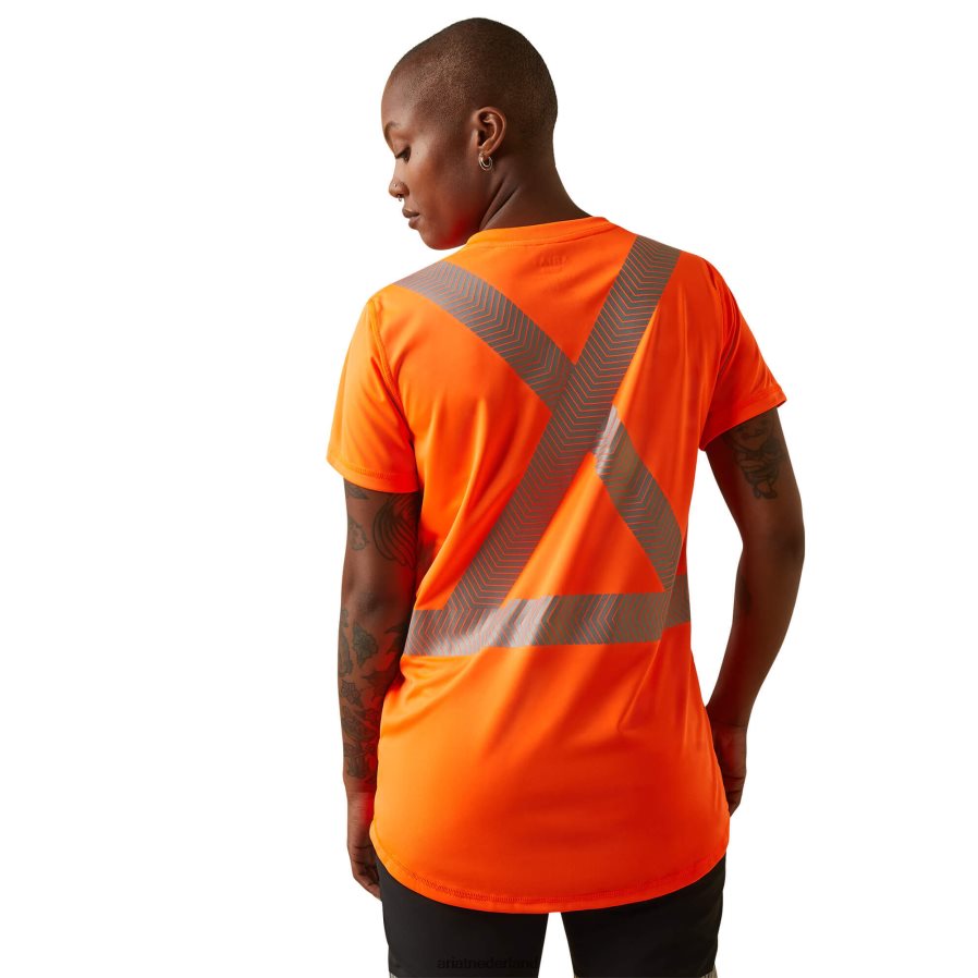 hoi vis oranje wapening signalisatie ansi t-shirt Ariat vrouwen topjes PJ26LN3161