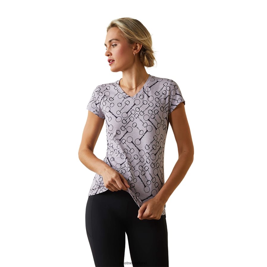 lavendel heide snaffle t-shirt Ariat vrouwen topjes PJ26LN3148
