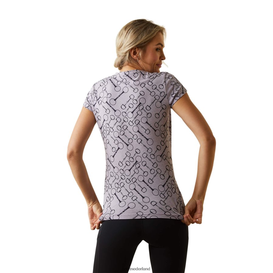 lavendel heide snaffle t-shirt Ariat vrouwen topjes PJ26LN3148