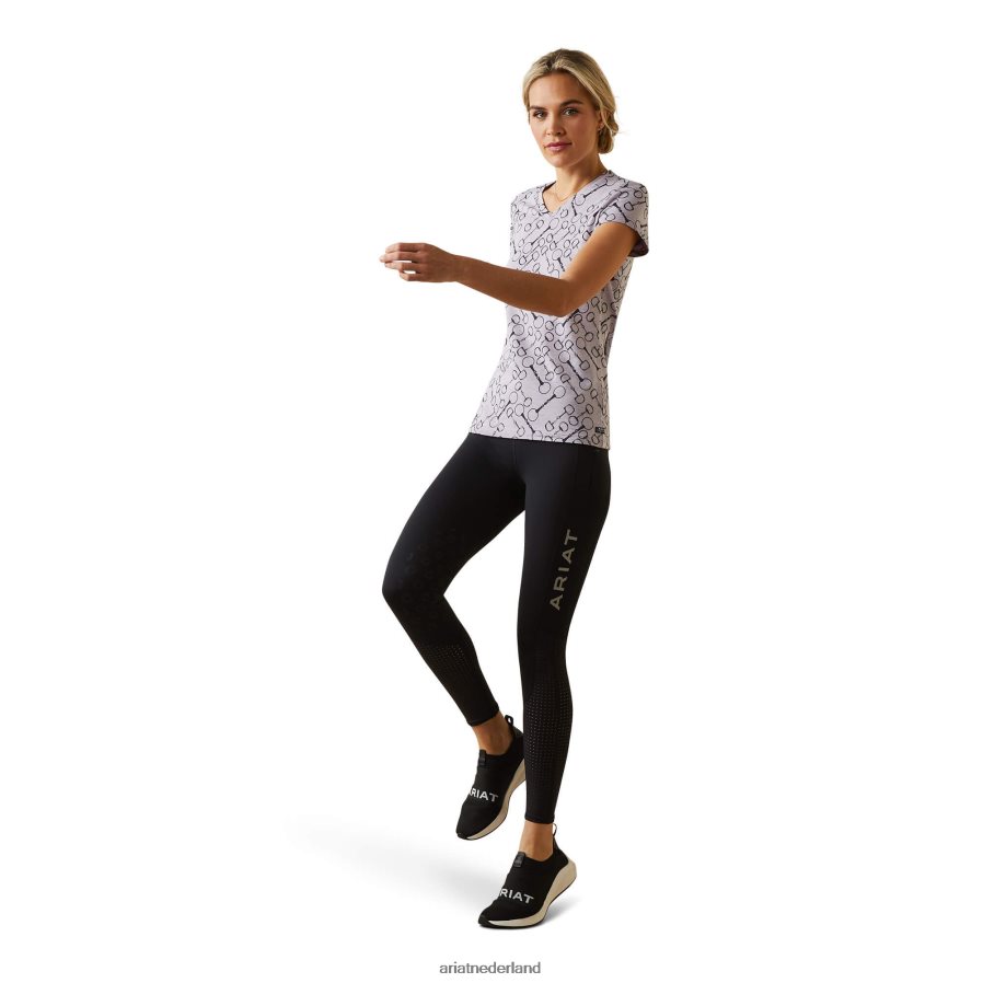 lavendel heide snaffle t-shirt Ariat vrouwen topjes PJ26LN3148