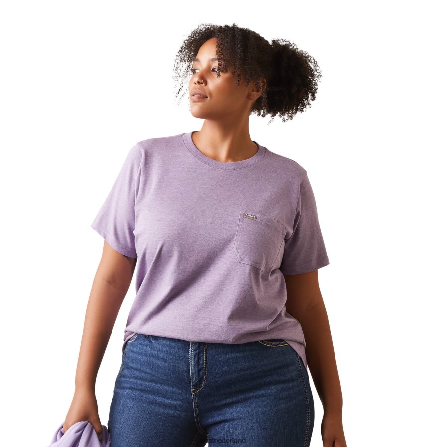 lavendel heide wapening katoenen sterke t-shirt 2 Ariat vrouwen topjes PJ26LN2993