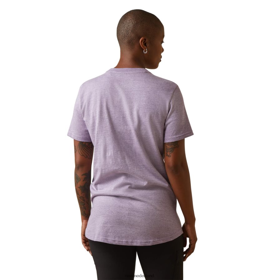 lavendel heide wapening katoenen sterke t-shirt 2 Ariat vrouwen topjes PJ26LN2993
