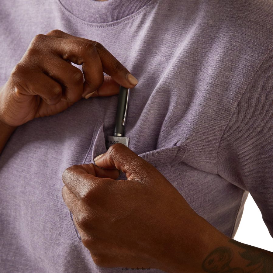 lavendel heide wapening katoenen sterke t-shirt 2 Ariat vrouwen topjes PJ26LN2993