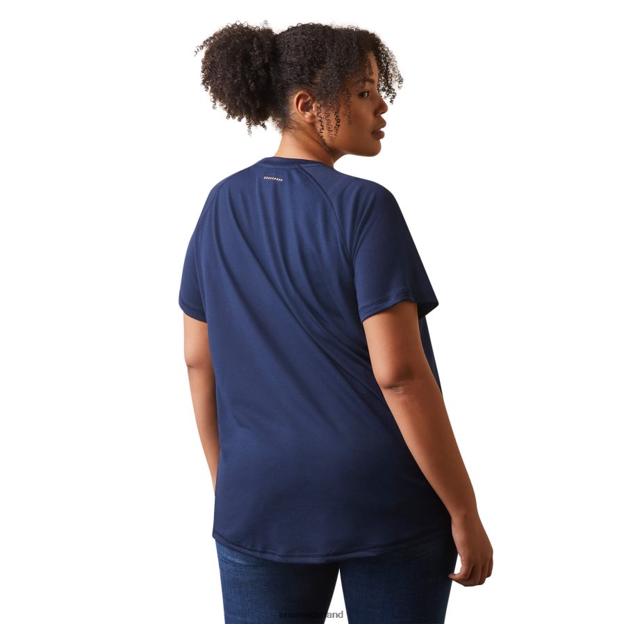 marine/schemering wapening hittevechter t-shirt Ariat vrouwen topjes PJ26LN2971