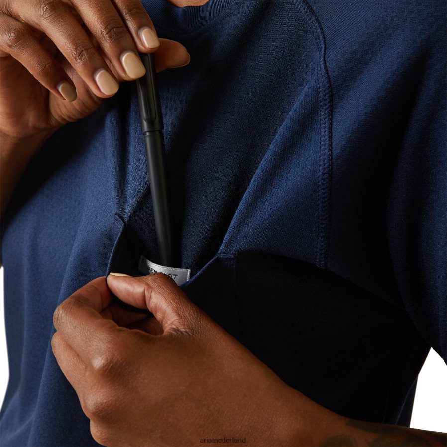 marine/schemering wapening hittevechter t-shirt Ariat vrouwen topjes PJ26LN2971