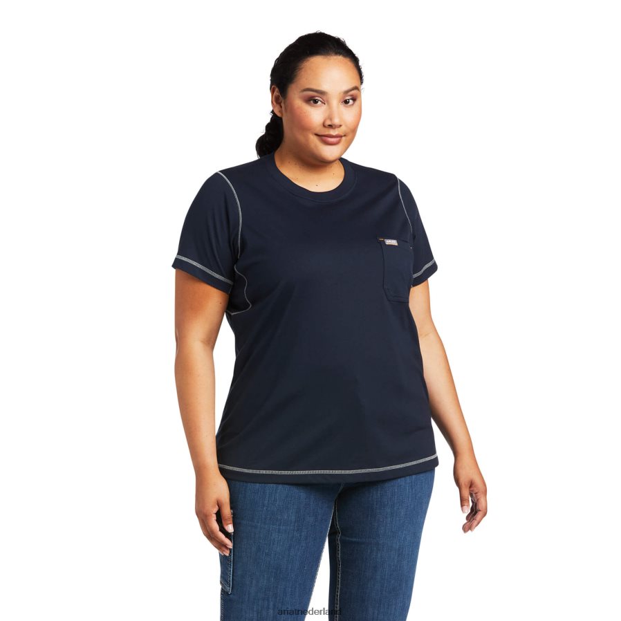 marine wapening werkman zin t-shirt Ariat vrouwen topjes PJ26LN3085