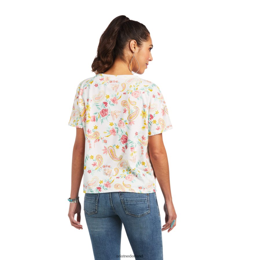 meerdere afdrukken rozentuin t-shirt Ariat vrouwen topjes PJ26LN3182