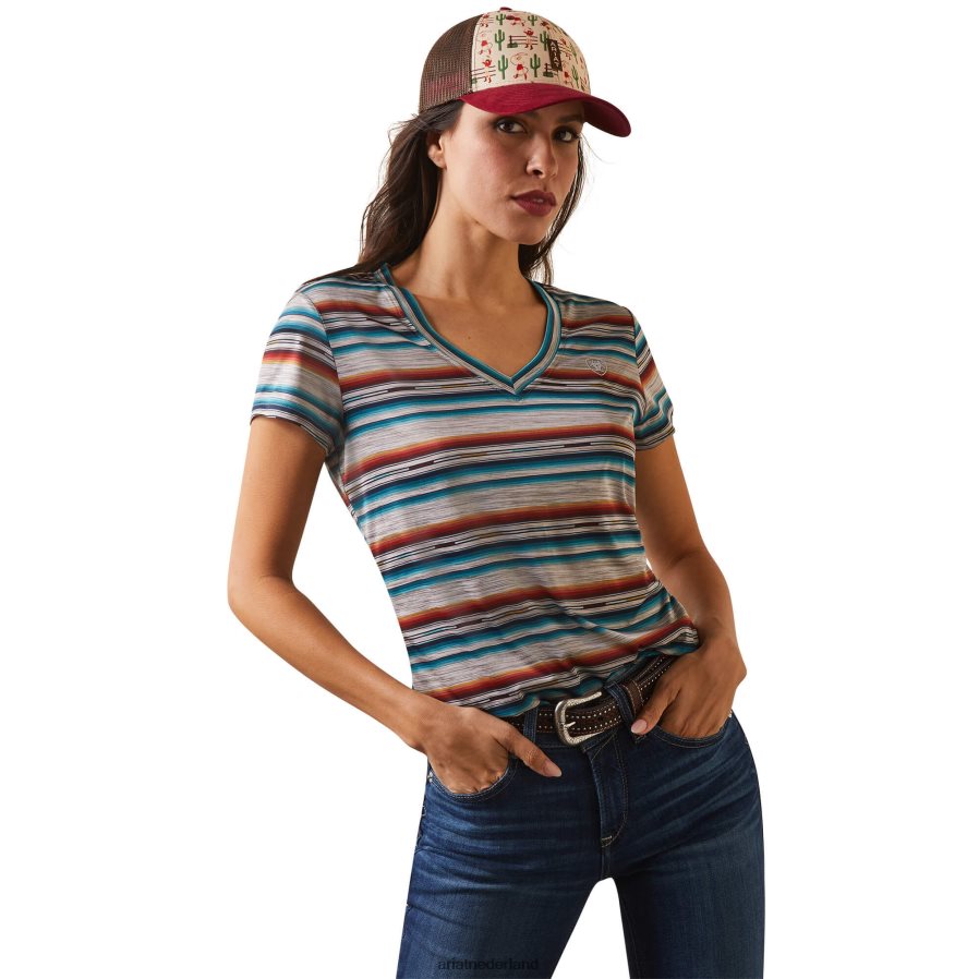 rosa serape laguna boven Ariat vrouwen topjes PJ26LN2809