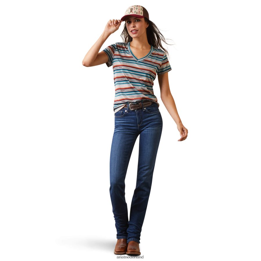 rosa serape laguna boven Ariat vrouwen topjes PJ26LN2809