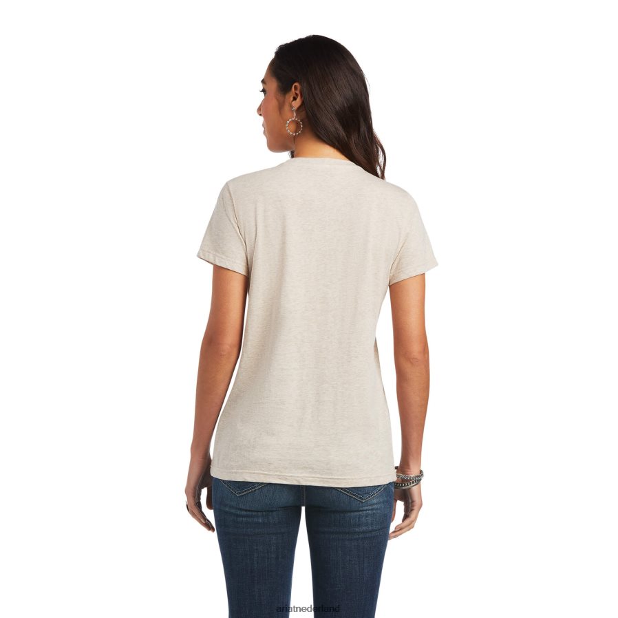 tarwe heide echte moo-tee Ariat vrouwen topjes PJ26LN3058