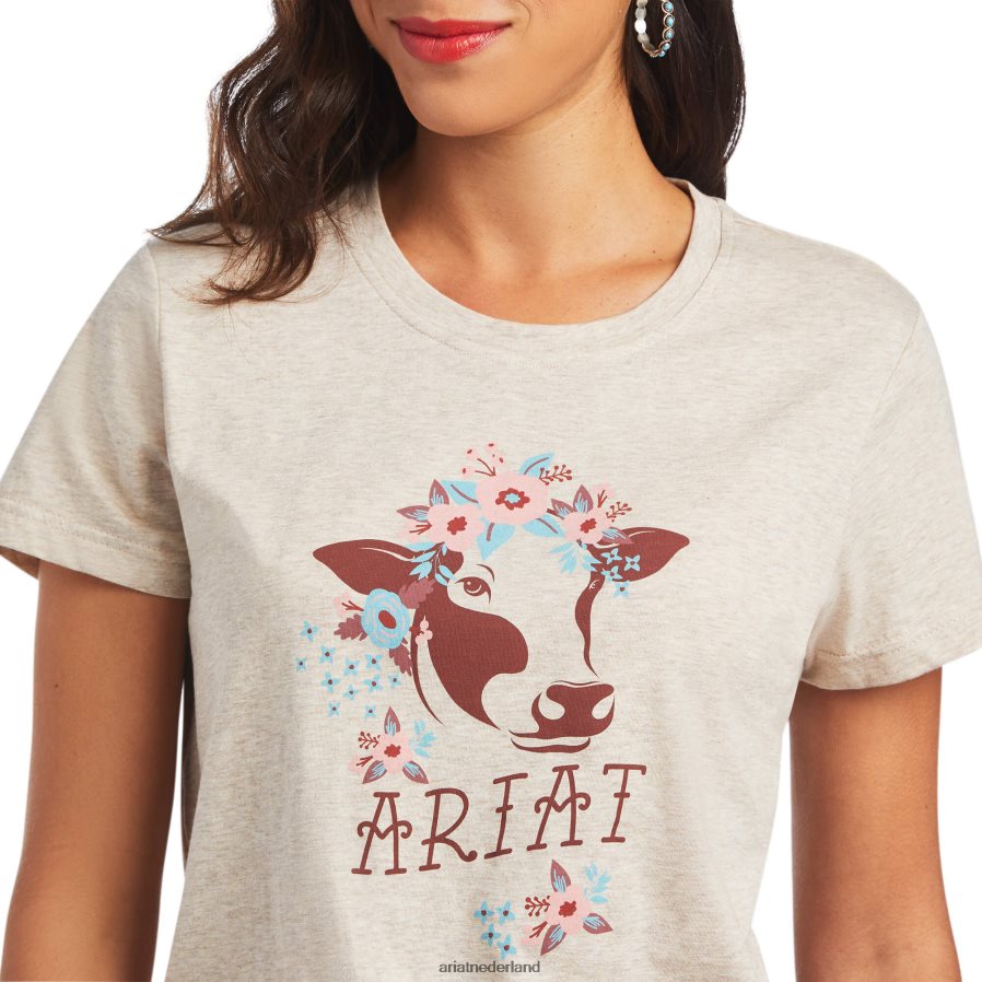 tarwe heide echte moo-tee Ariat vrouwen topjes PJ26LN3058