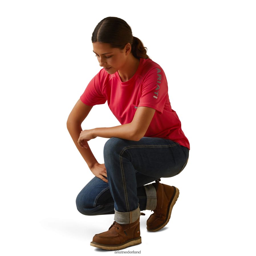 theebes/legering wapening hittevechter t-shirt Ariat vrouwen topjes PJ26LN3236