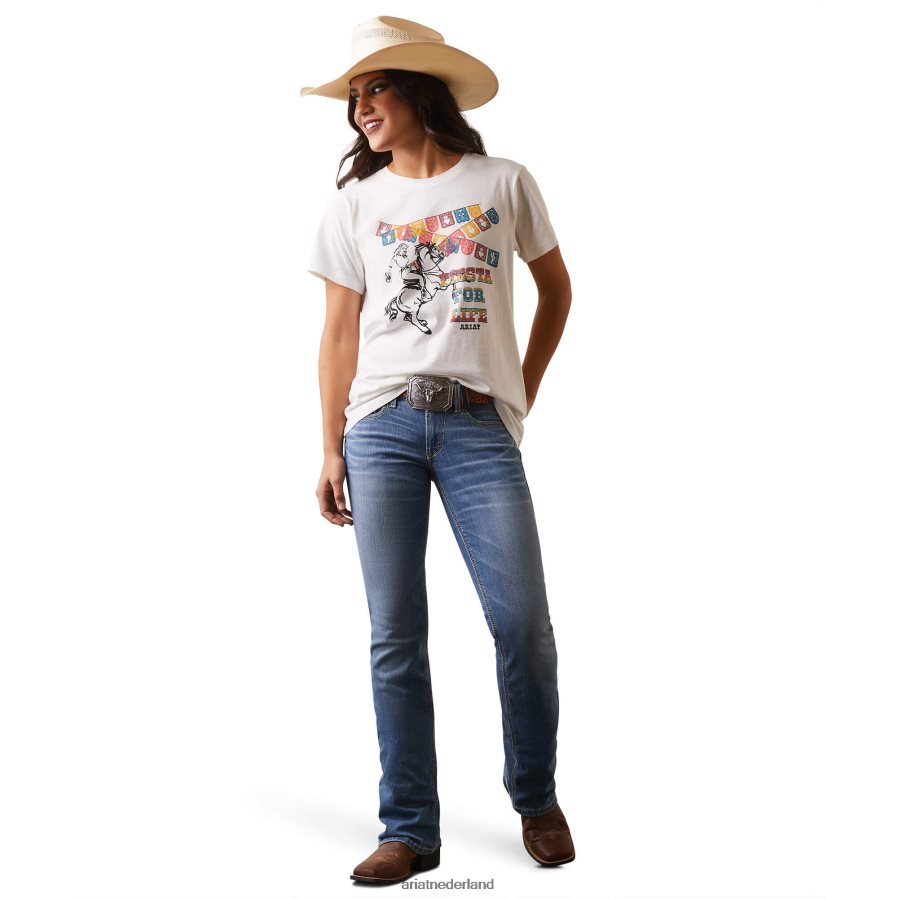 wolken danser fiesta t-shirt Ariat vrouwen topjes PJ26LN3252