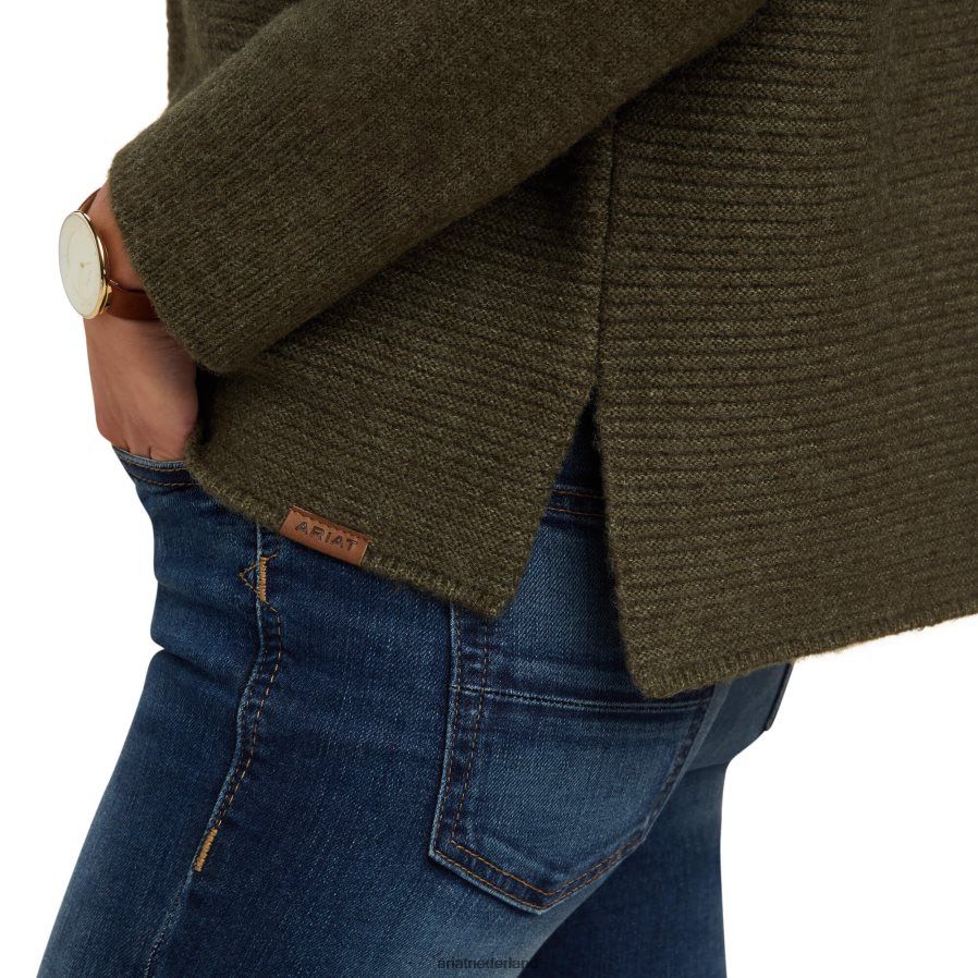 aarde drie schoorsteen trui Ariat vrouwen topjes PJ26LN3336