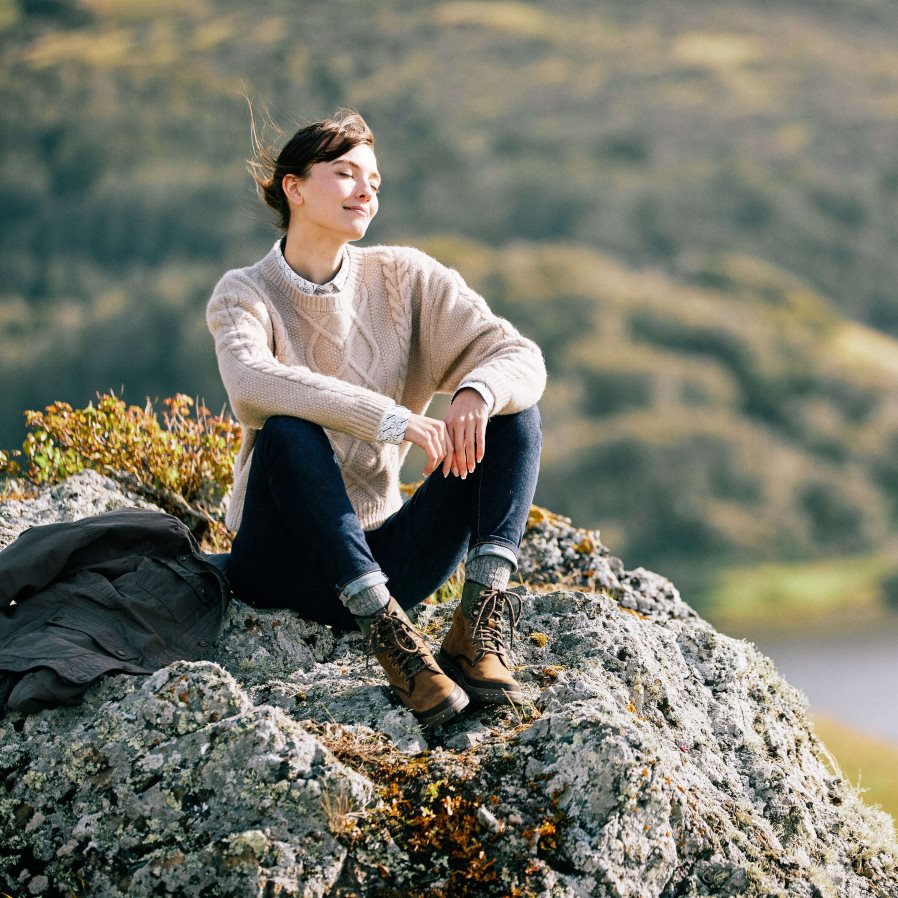 havermout heide winterkwart trui Ariat vrouwen topjes PJ26LN3352