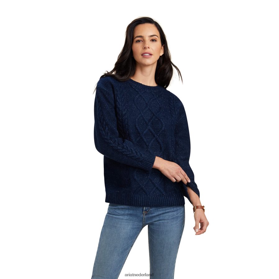 marine winterkwart trui Ariat vrouwen topjes PJ26LN3362