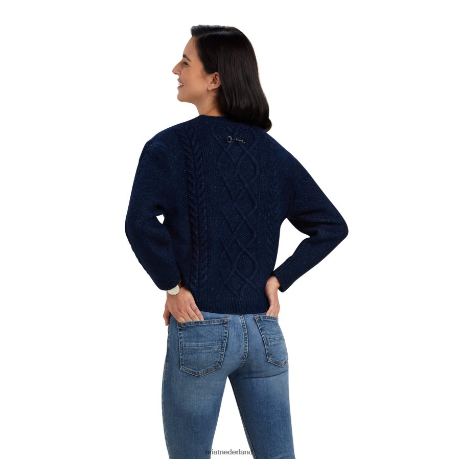 marine winterkwart trui Ariat vrouwen topjes PJ26LN3362