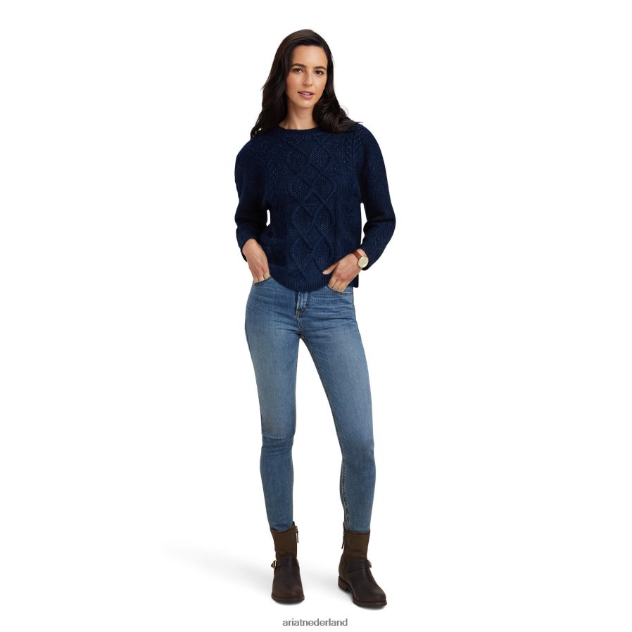 marine winterkwart trui Ariat vrouwen topjes PJ26LN3362
