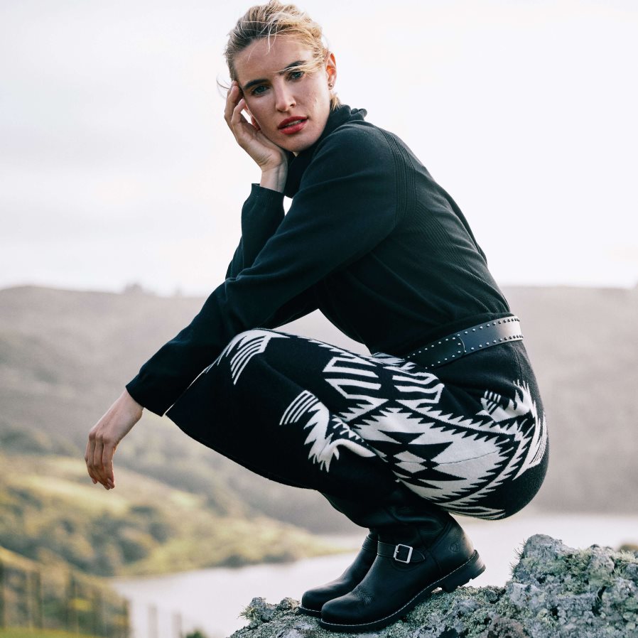 zwart Lex trui Ariat vrouwen topjes PJ26LN3327