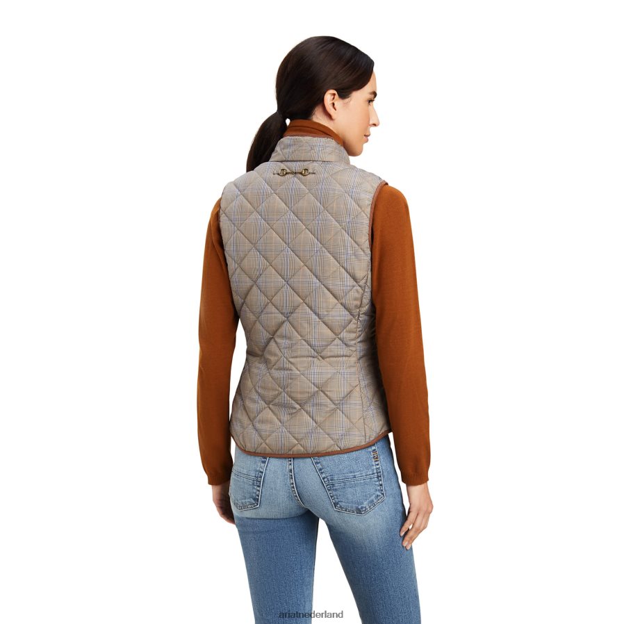 Glen-plaid Woodside 2.0-vest Ariat vrouwen topjes PJ26LN3612