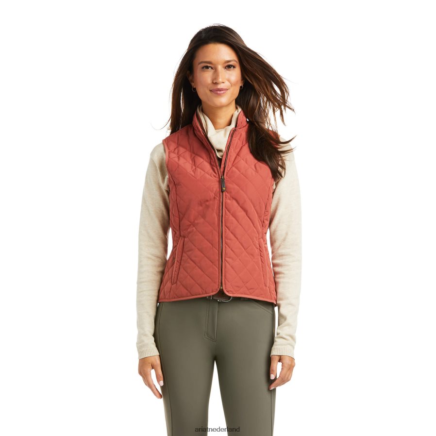 Marsala houten vest Ariat vrouwen topjes PJ26LN3633