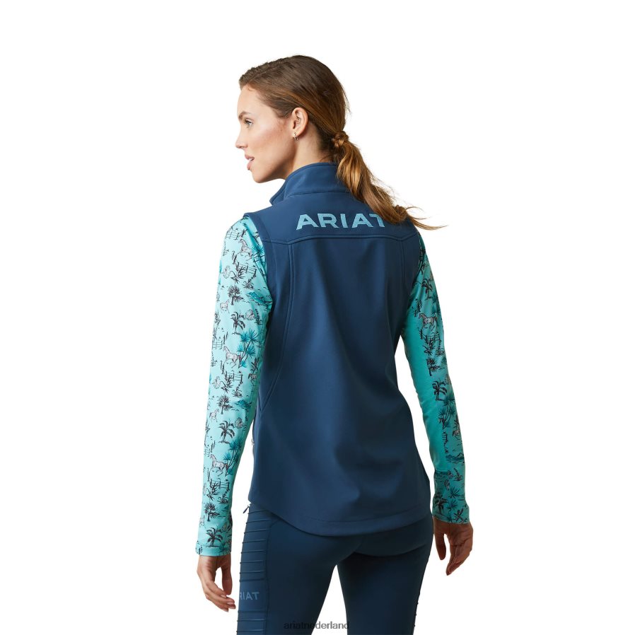 diepe aardolie nieuw team softshell vest Ariat vrouwen topjes PJ26LN3546
