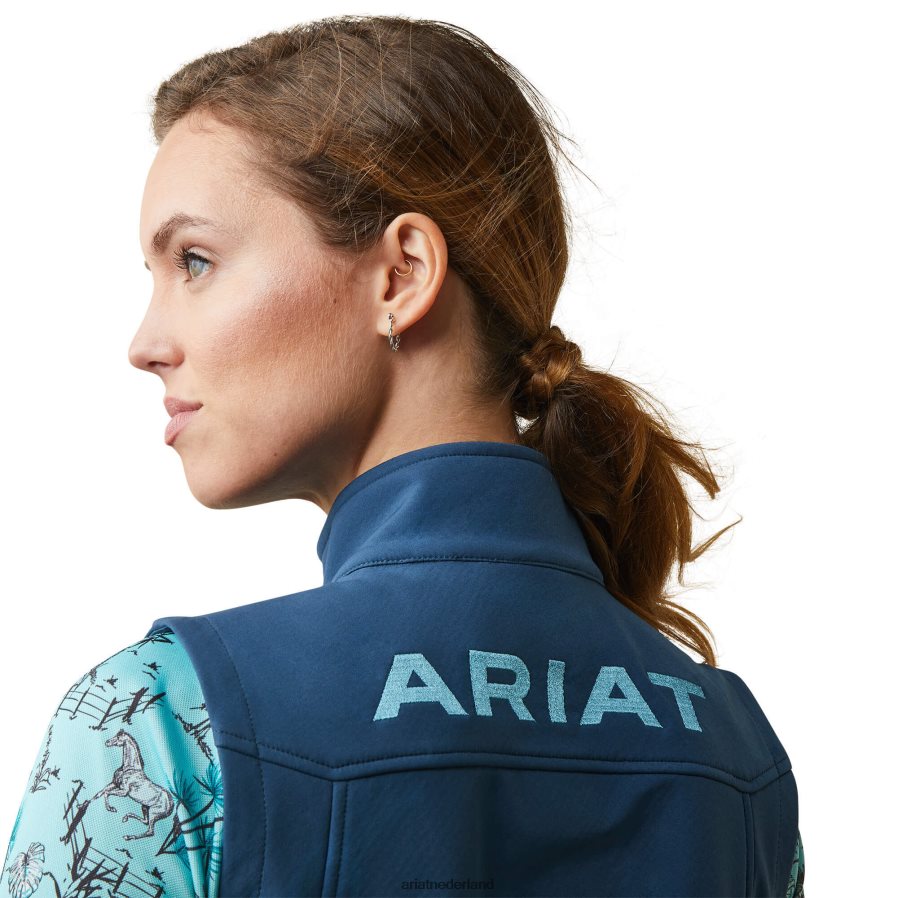 diepe aardolie nieuw team softshell vest Ariat vrouwen topjes PJ26LN3546