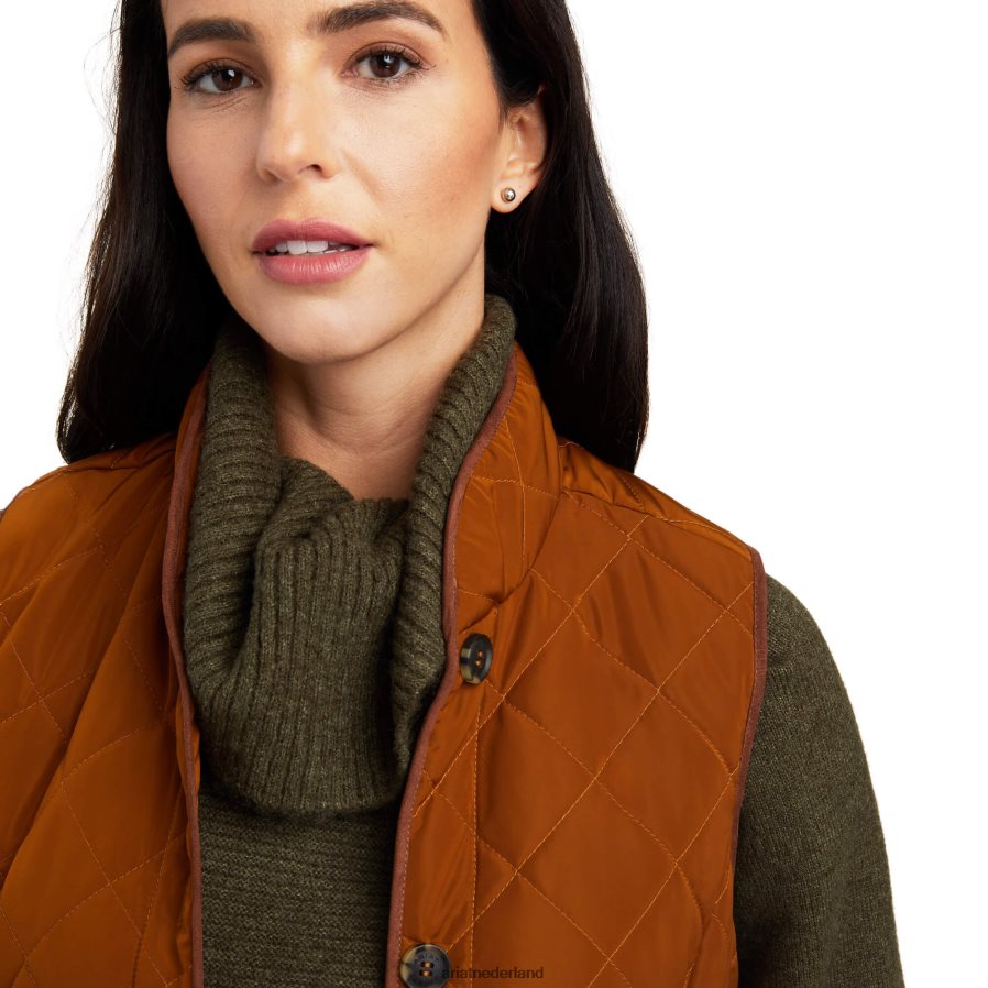 kastanje Woodside 2.0-vest Ariat vrouwen topjes PJ26LN3576