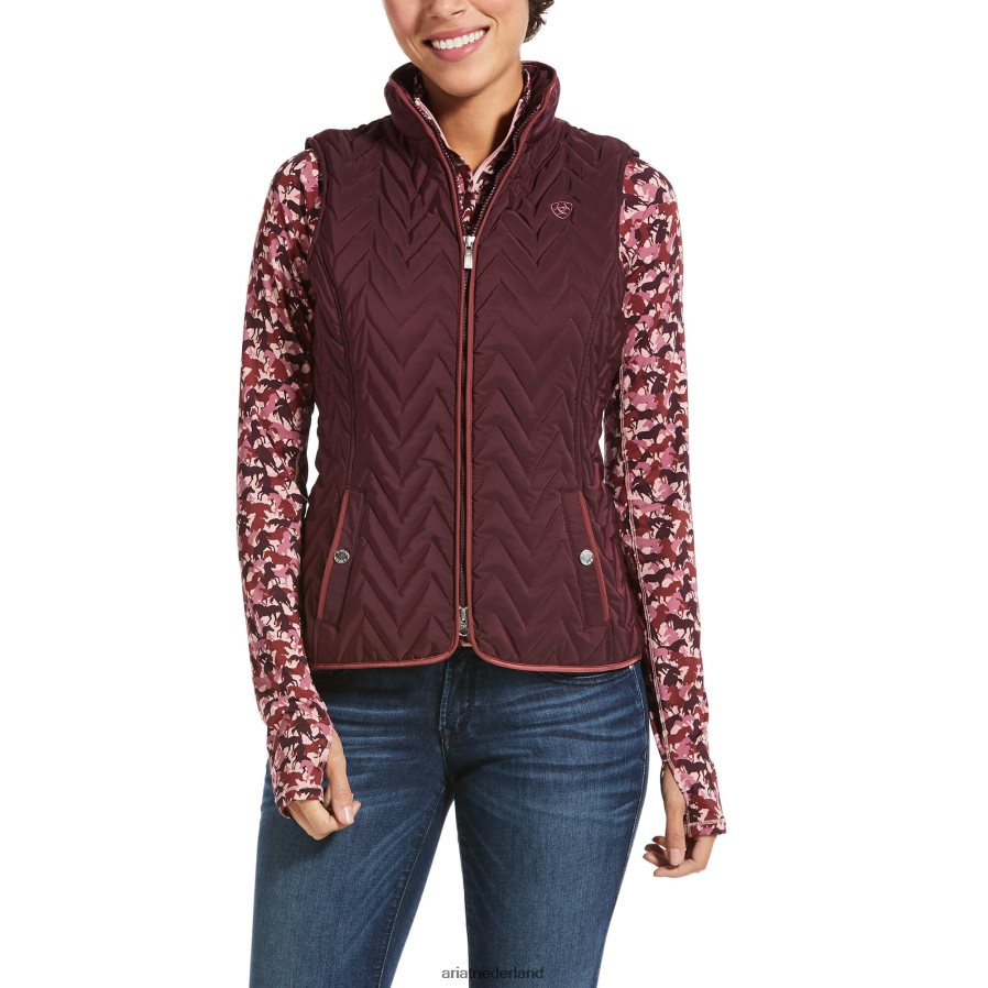 wijn proeven Ashley geïsoleerd vest Ariat vrouwen topjes PJ26LN3595