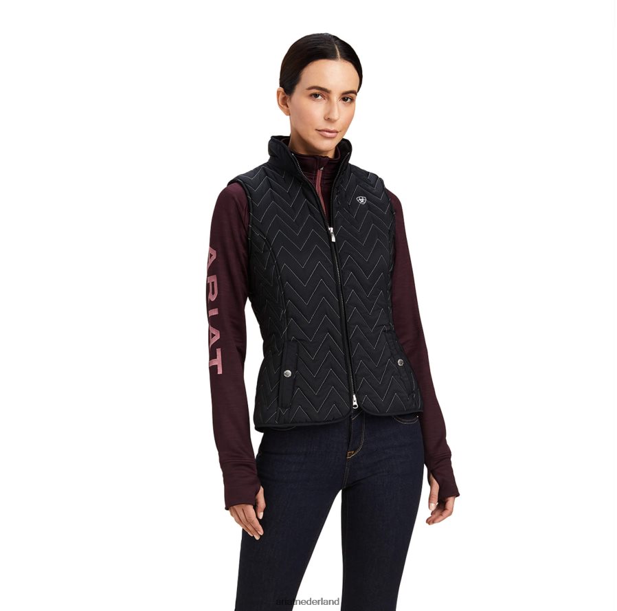 zwart Ashley geïsoleerd vest Ariat vrouwen topjes PJ26LN3537